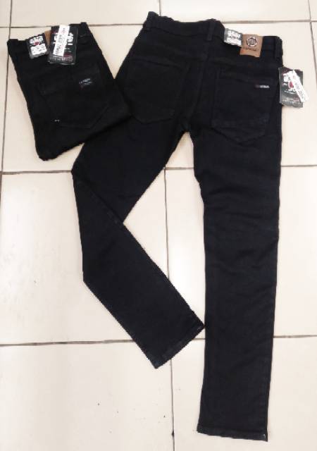 COD...!!! Celana panjang pensil hitam strit/celana softjeans panjang pria/pensil hitam softjeans