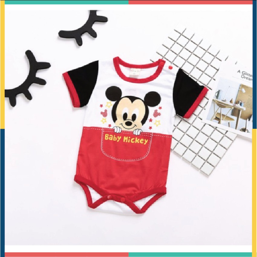 DISNEY Baby Jumper Jumpsuit Romper Bayi 3-12 bulan