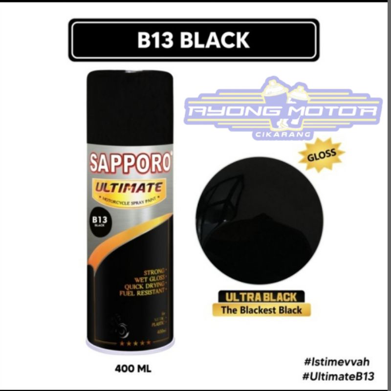 Sapporo Ultimate B13 Black