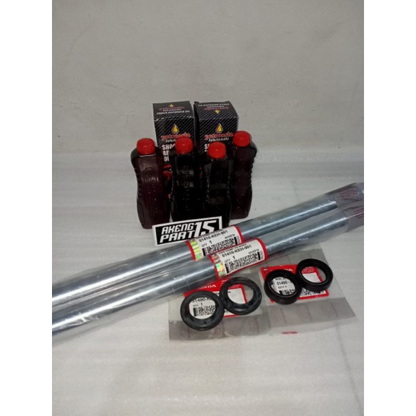 As Shock depan sepasang KEH+Sil sok+Sil abu+Oli sok  GL mx/GL pro/Megapro lama asli ori