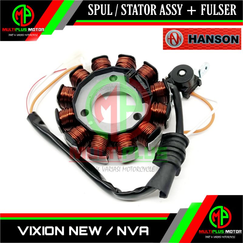 Spul Spull Sepul Stator assy + fulser VIXION NEW,VIXION ADVANCE NVA
