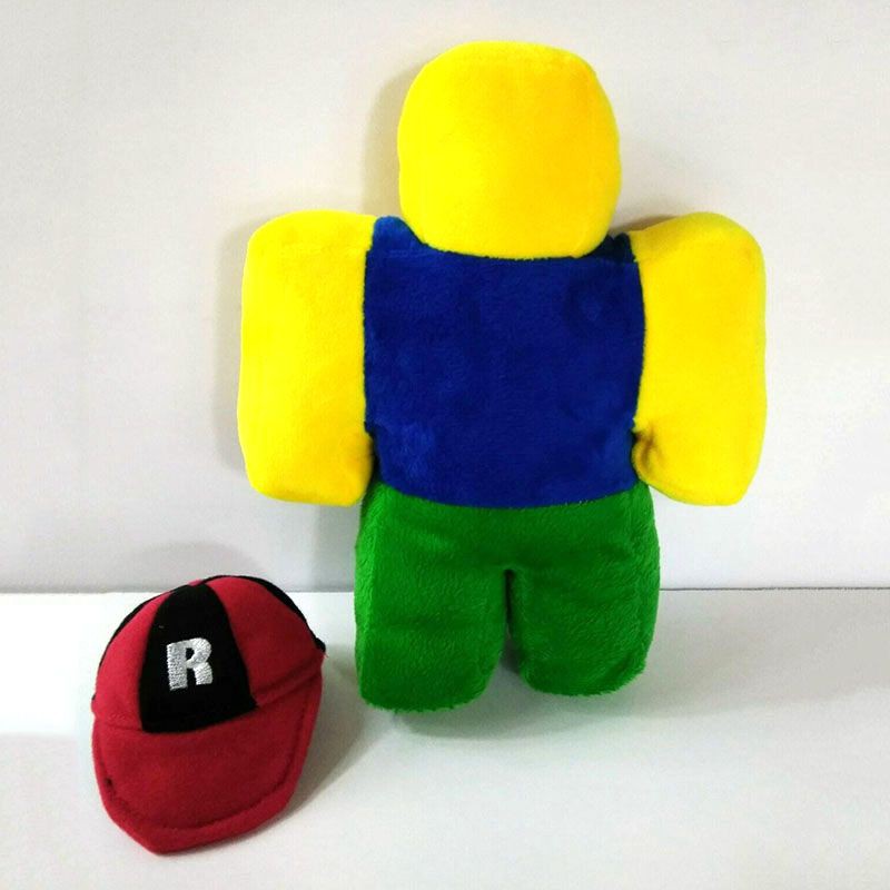 【Ready Stock!】Boneka Plush Roblox Klasik 30cm Dengan Topi Dapat Dilepas Untuk Hadiah Natal Anak