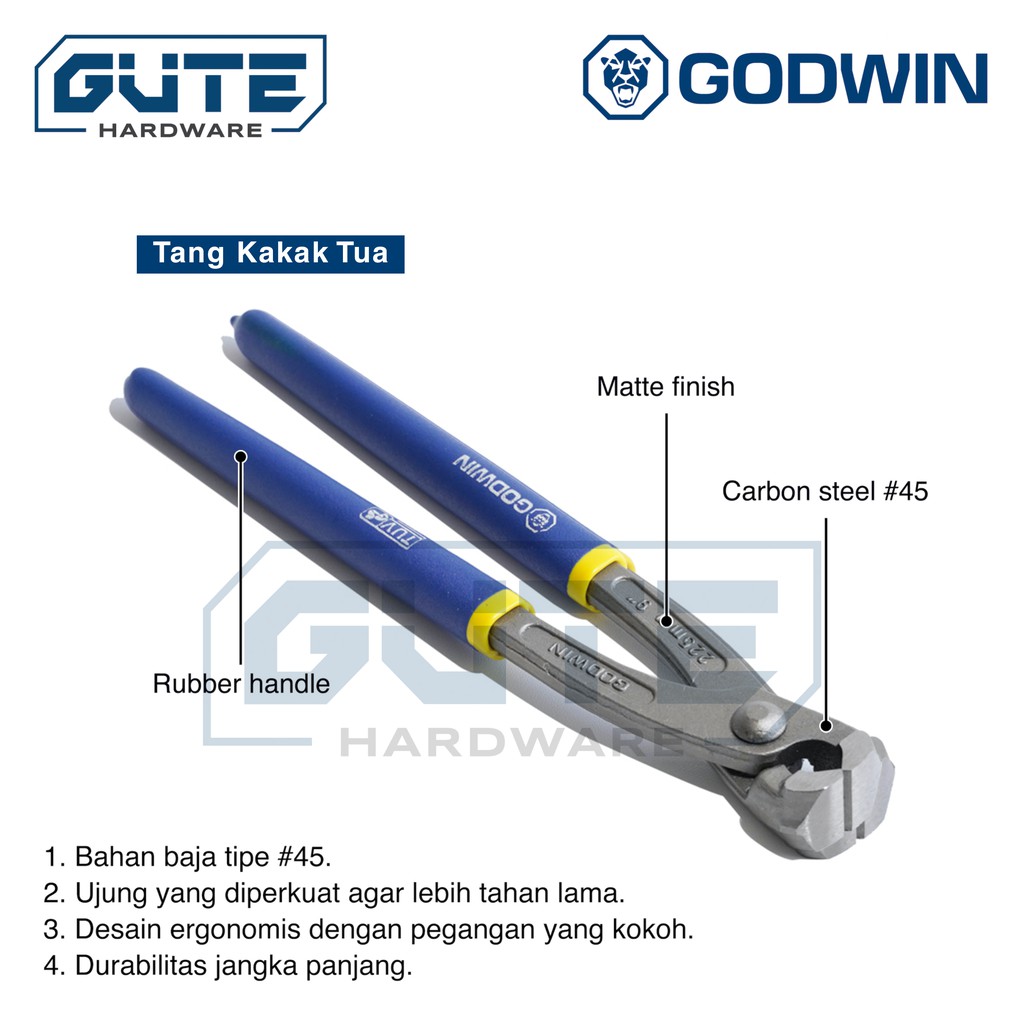 Tang Kakaktua / Catut / Betet / Gegep / Cabut  “GODWIN”