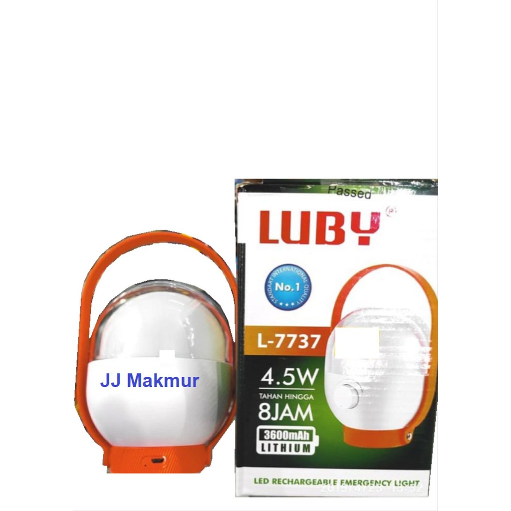 Luby L7737 Lampu Darurat Dimmer Emergency Lamp Light Led L-7737