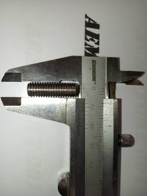 L tanam M8 x 25 (2.5cm) stainless 304