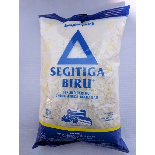 Jual Tepung Terigu Segitiga Biru Bogasari 1kg Indonesia Shopee Indonesia