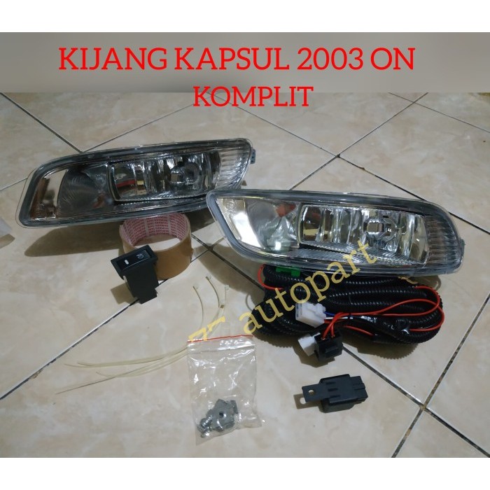LAMPU KABUT FOG LAMP FOGLAMP KIJANG KAPSUL KRISTA EFI LGX SSX 2002 2003 2004 LSX LX PICK UP Bumper B