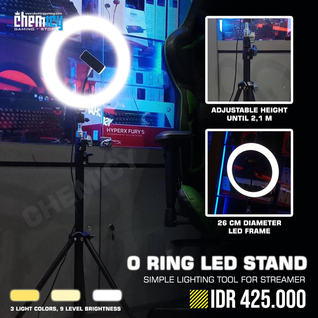 O Ring LED Lighting for Streamer / Youtuber