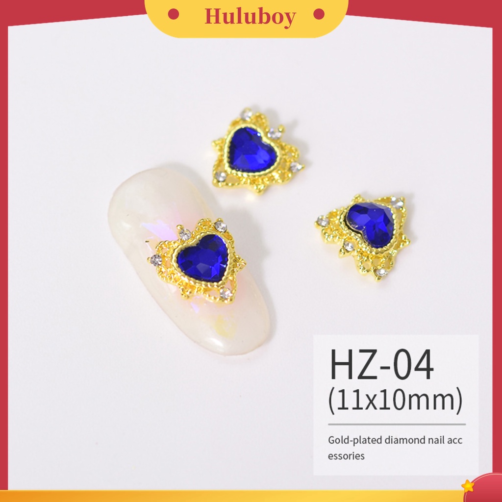 Huluboy Huluboy♡ 10pcs Ornamen Glitter Kuku Tahan Lama Untuk Membuat Perhiasan