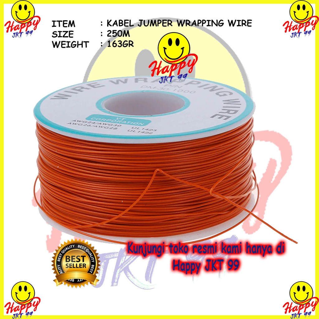 [ HAPPY JKT 99 ] KAWAT JAMPER WIRE WRAPPING KABEL JUMPER ORIGINAL PERMETER