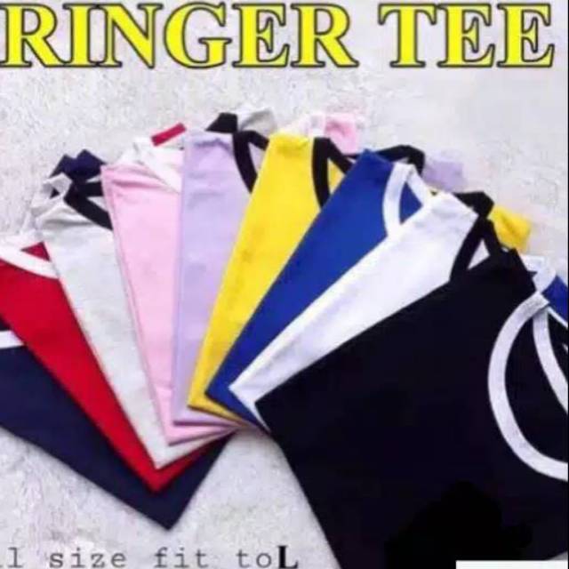 Ringer tee polos