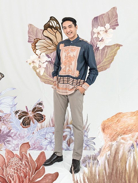 Abimana Shirt in Stone Blue - Klamby