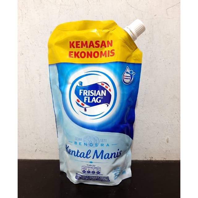 Jual FRISIAN FLAG Susu Kental Manis Putih Pouch 560 gr Indonesia|Shopee