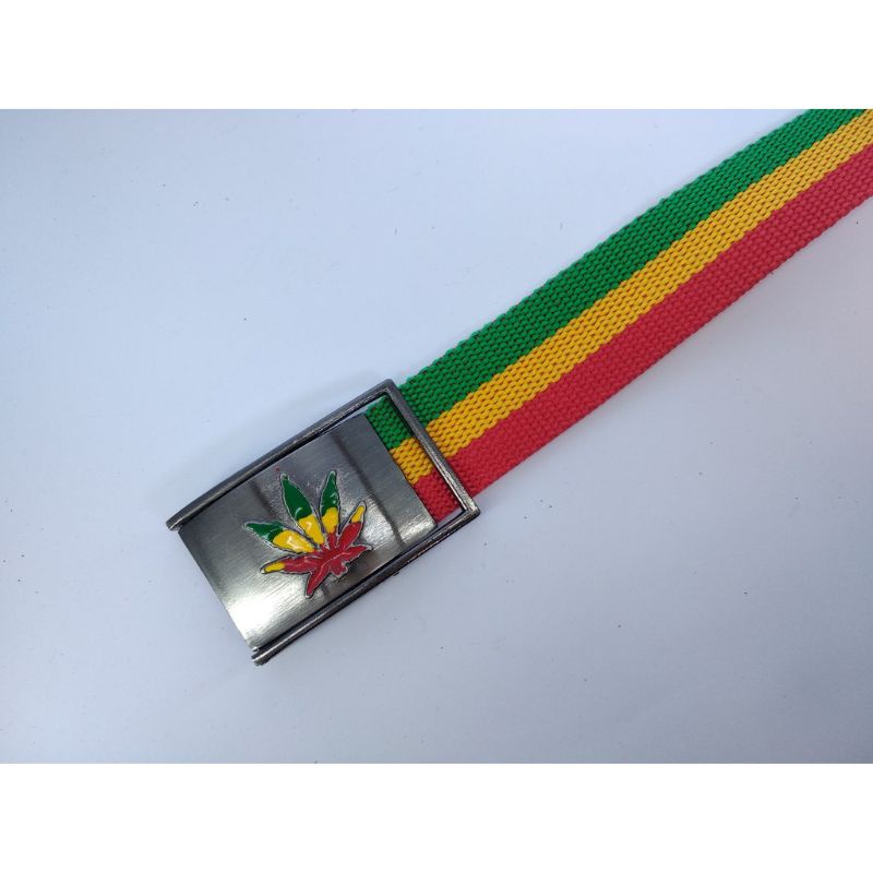 Ikat Pinggang Sabuk Rasta Reagea Gesper Polos Logo