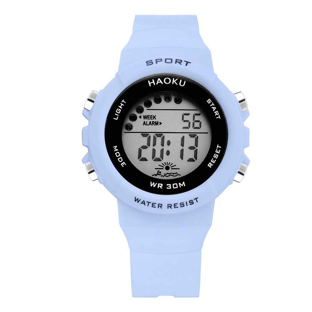 Jam Tangan Wanita A0137 Fashion Silicone Digital Watch