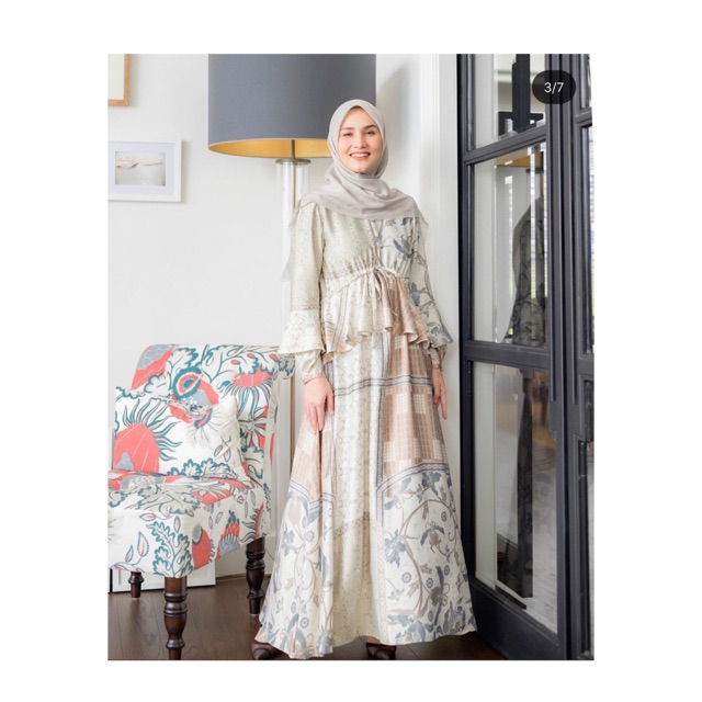 Wearing Klamby Nara Dress Size L color Pistachio SOLD bY WA