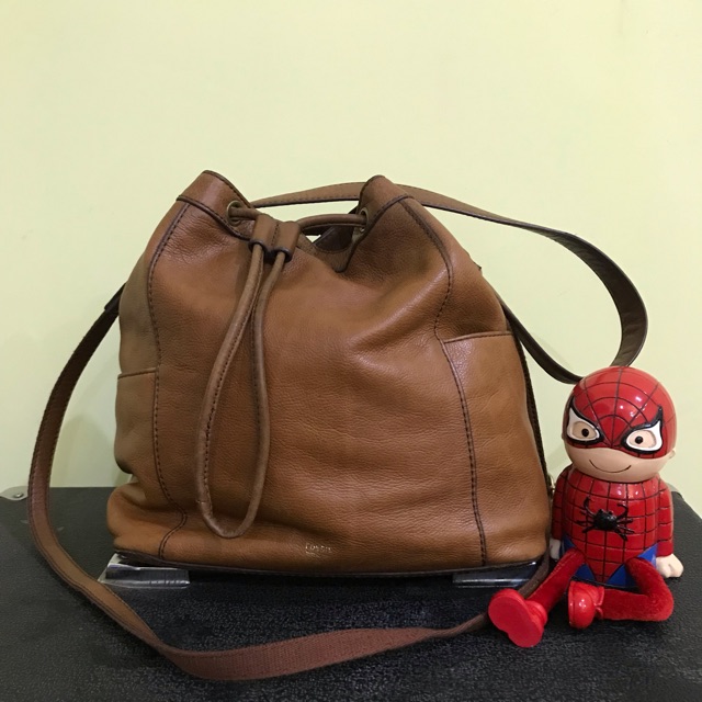 (SOLD) Tas Fossil preloved/second drawstring