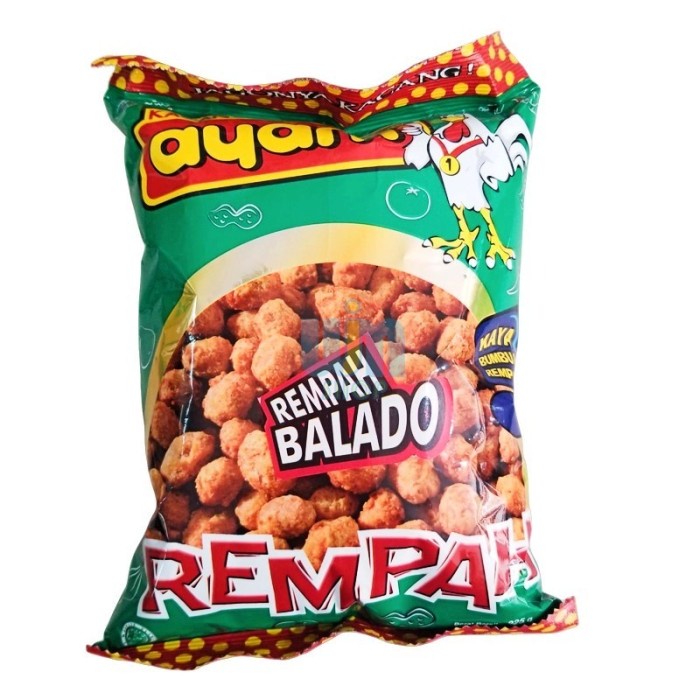 

Kacang Ayam Rempah Rasa Balado 225 gram Khas Makassar