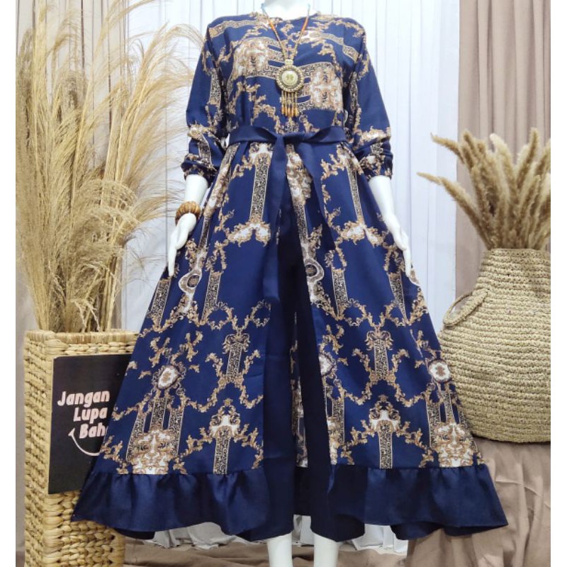 TUNIK SET/SETCEL SULTAN BAHAN MONALISA PREMIUM