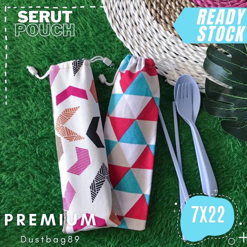 SERUT POUCH SENDOK 7x22| ORGANIZER TRAVEL |  READY BANYAK