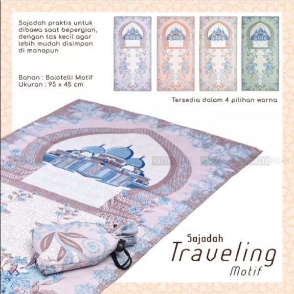 [DEASHOP] SAJADAH TRAVELLING ABUDABI TURKI / SAJADAH LIPAT MINI / SAJADAH PORTABLE PRAKTIK DIBAWA