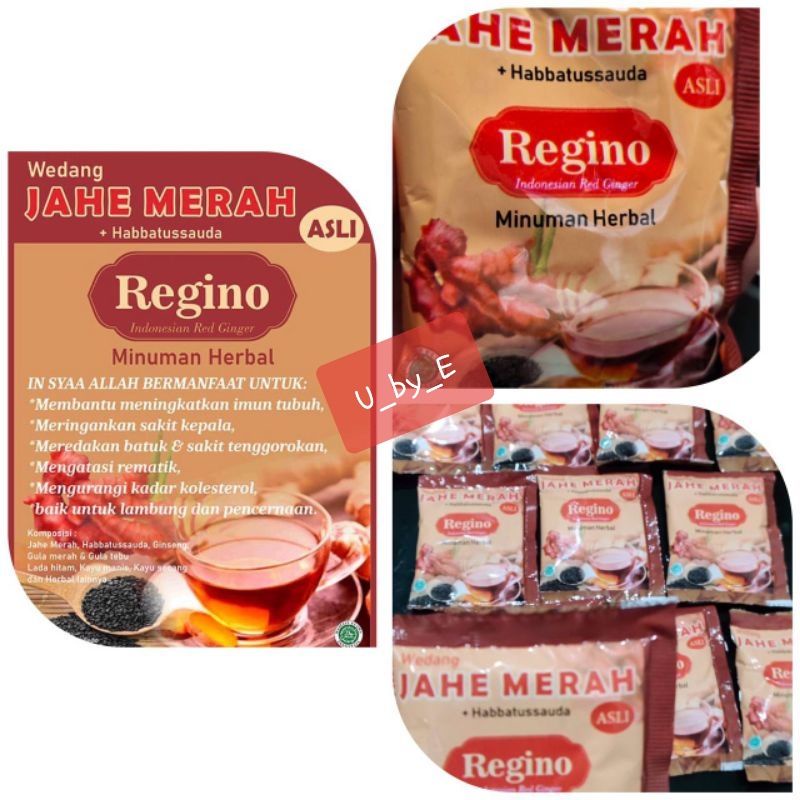 

Jahe Merah instant + habbatussauda