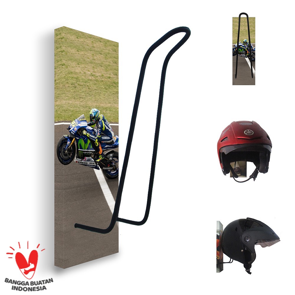 GANTUNGAN HELM - TEMPAT HELM - RAK HELM MOTOR MOTOGP 101