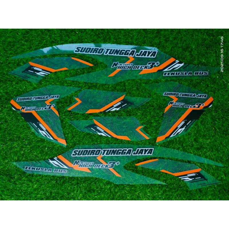 STRIPING VARIO NEW LIVERY BUS STJ TRANSPARAN