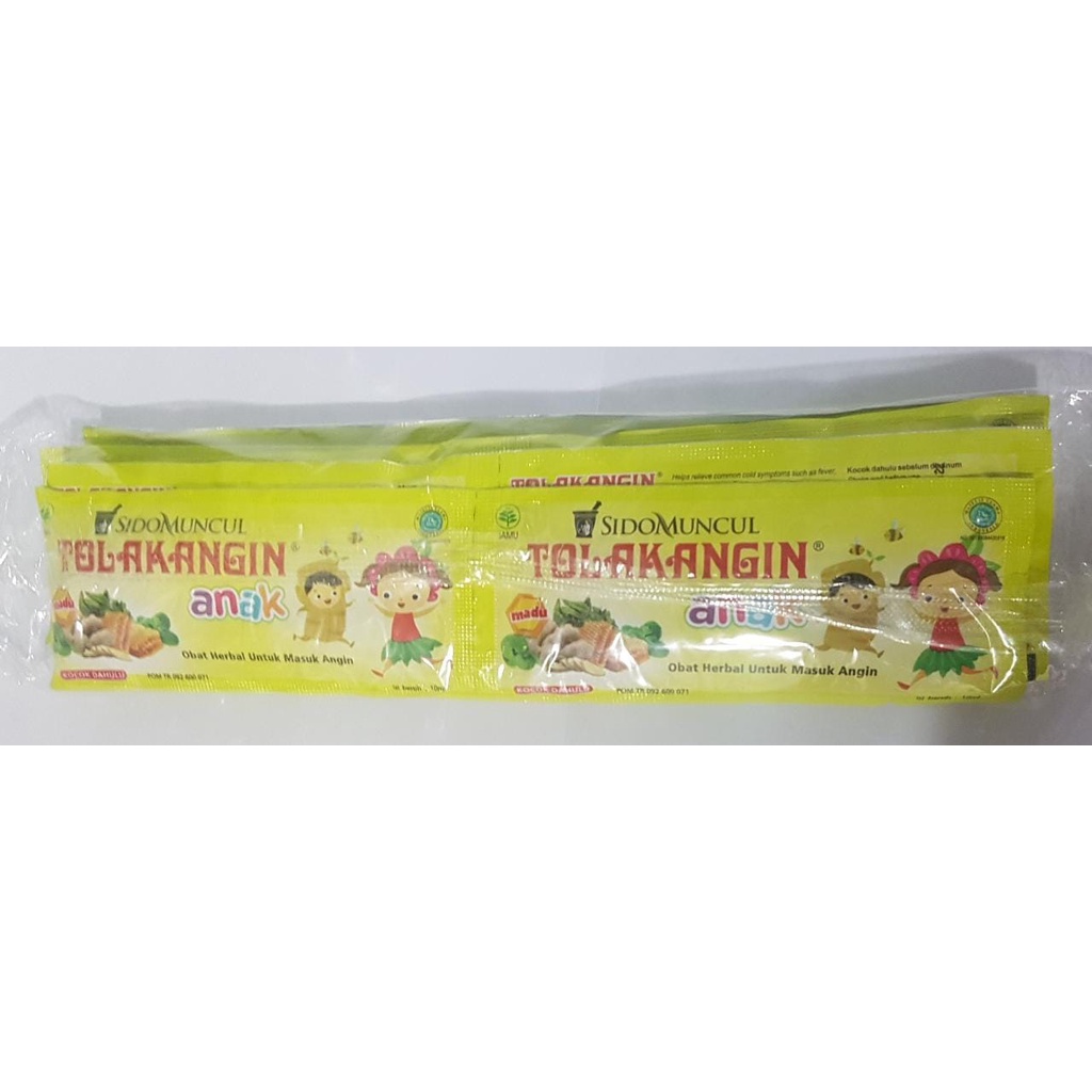 

Tolak Angin Anak SidoMuncul 1 Renteng Isi 12 Sachet