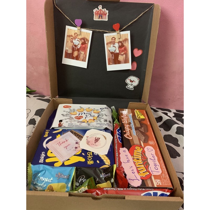 

GIFT BOX KADO ANNIV, BIRTHDAY, WISUDA. CASHBACK UANG!!