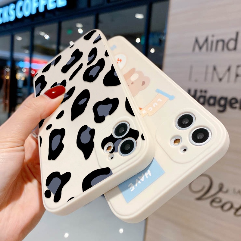 Soft Case TPU Motif Leopard Untuk Realme C25Y C21Y 9i 8i 7i 6i 5i 8 7 5 9 Pro Plus 8 Pro C25 6s 5s C2 C3 50A 6i C21 C15 C11 C20 30A C30A