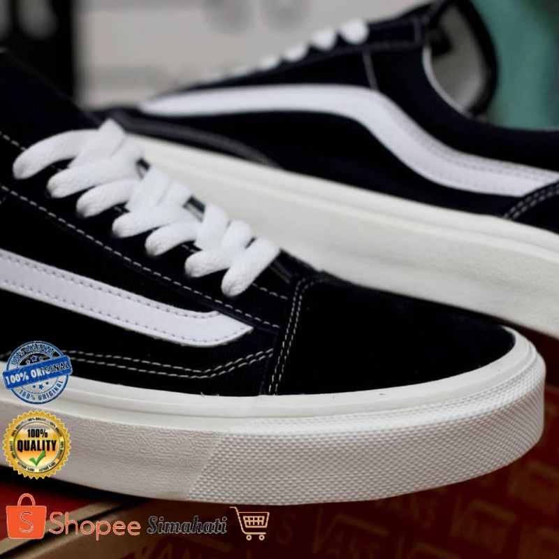 VANS OS OG BLACK WHITE