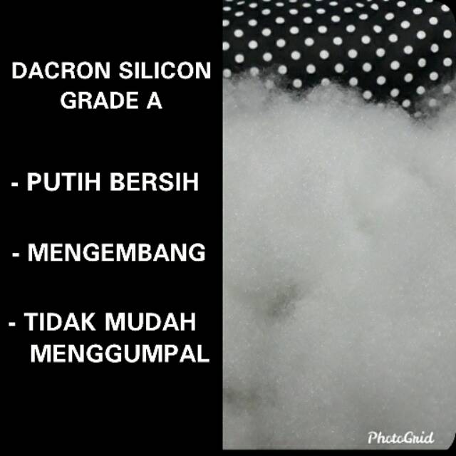 Dakron silikon hcs putih bersih