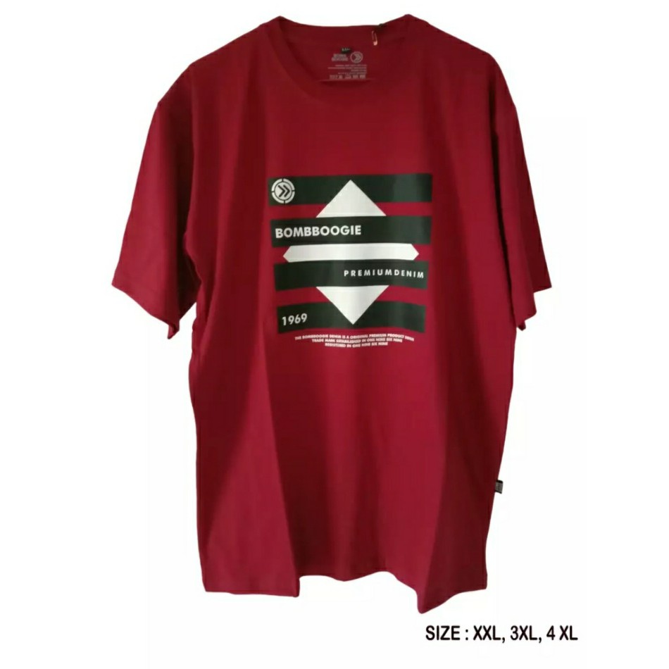 COD-AW.STORE BDG Baju kaos jumbo bombogie pria XXL XXXL XXXXL JUMBO terlaris terbaru pria baju kaos