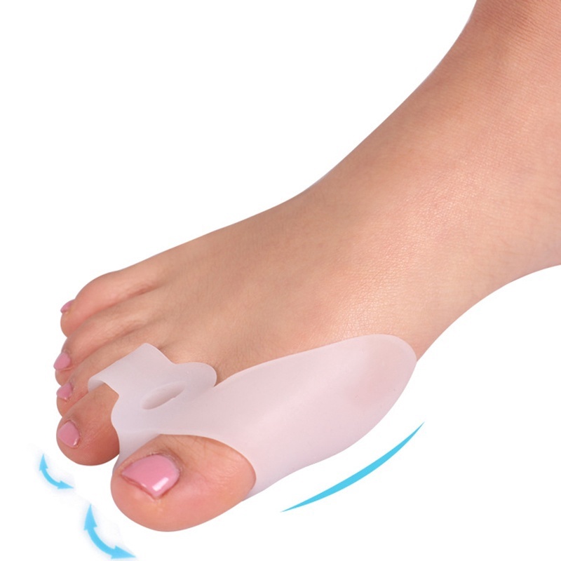 Separator Jempol Kaki Bahan Silica Gel untuk Pedicure