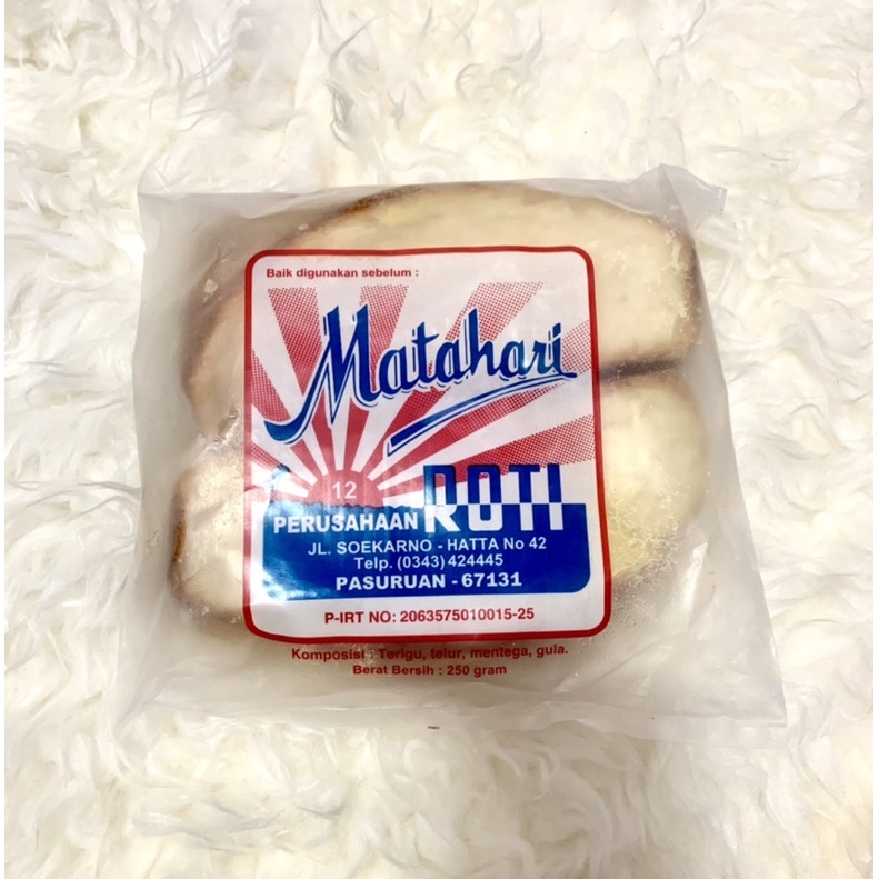 

MATAHARI ROTI KHAS PASURUAN 250 gr | KUE SISIR TERMURAH ENAK