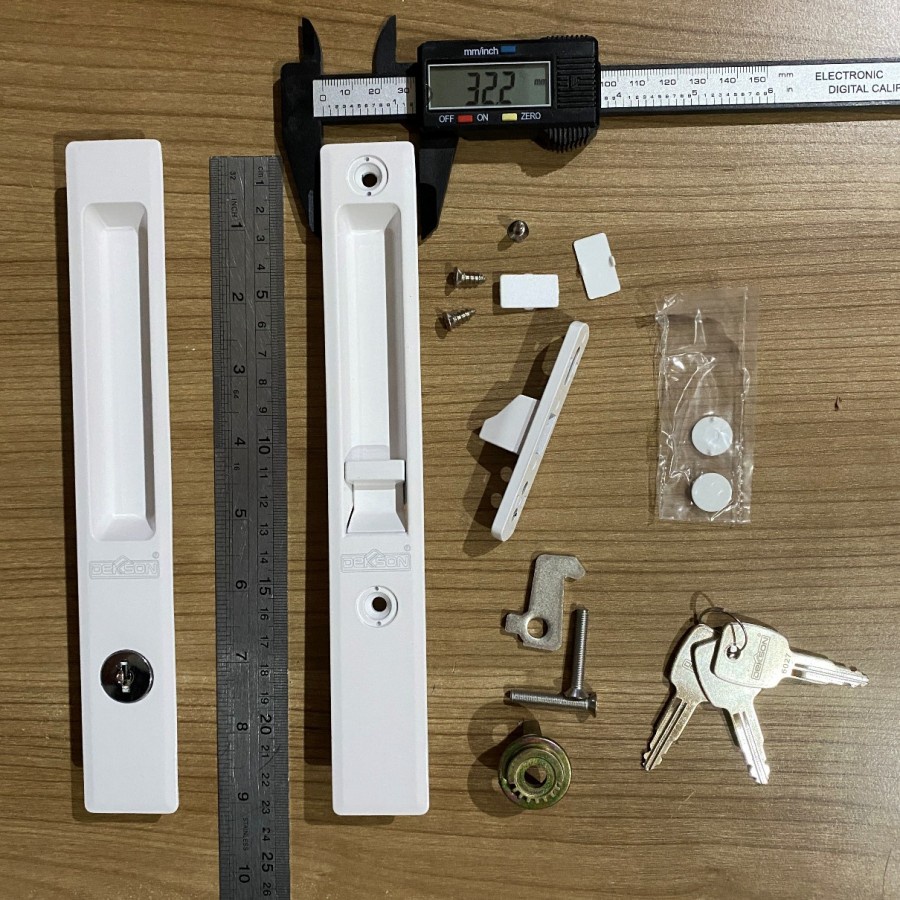 KUNCI SLIDING DEKKSON KS J5K ONE SIDE KEY Kunci Handle Pintu Aluminium