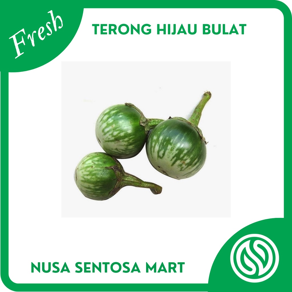 

Terong Hijau Bulat Segar – 250g