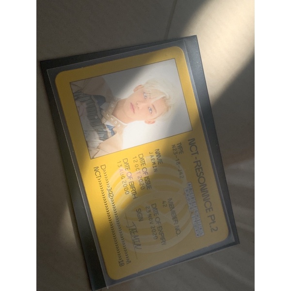 id card resonance JAEMIN