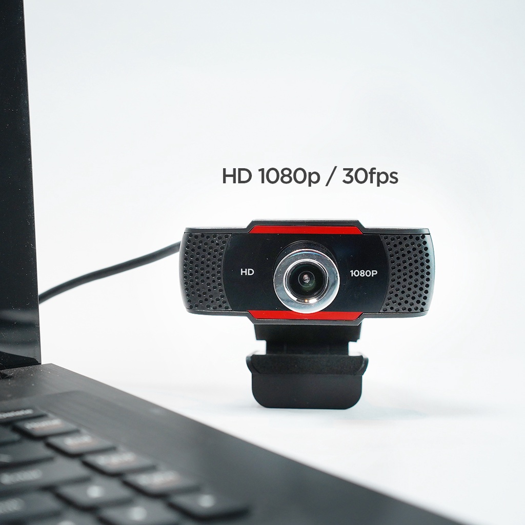 Kamera Web Cam | Inbox Webcam  WI-4 - HD1080P - 30 Fps - Adjustable Stand 110⁰ - Build in Mic GARANSI 3 TAHUN