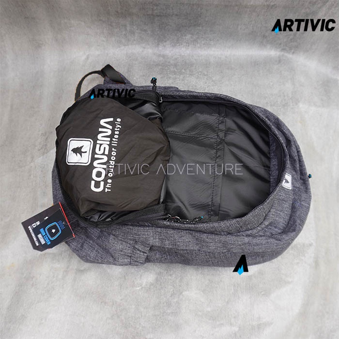 Tas Laptop Consina Spacious Ransel Daypack Sekolah Kantor Original