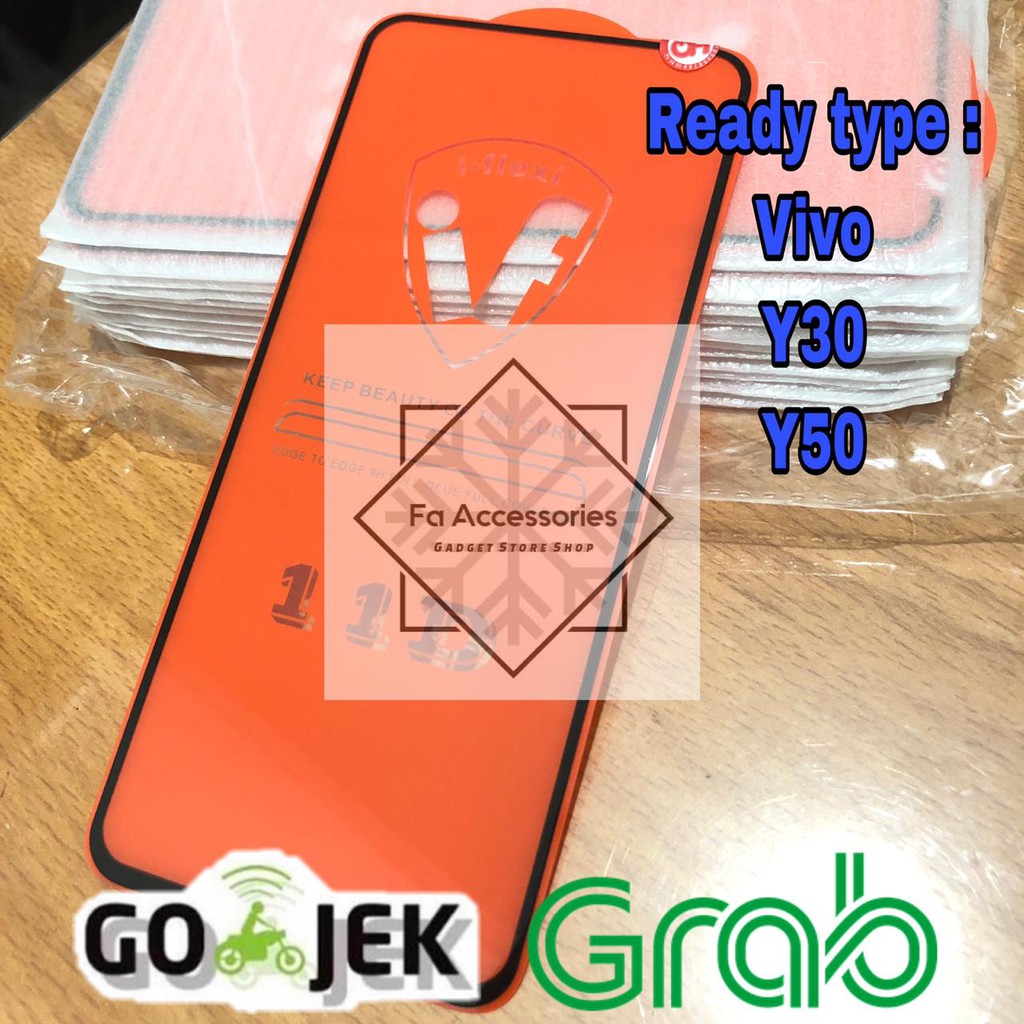 Tempered Glass 5D 9D Vivo y 20 y20 y20i y20s y20sg y30 y30i Y30G y50 i s g anti gores full screen