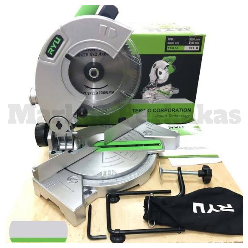 TEKIRO RYU Mitre Saw 7" RMS 180 - Mesin Potong Alumunium 7Inch