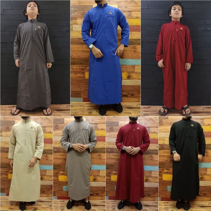 baju gamis al amwa - jubah al amwa - busana muslim al amwa muslim