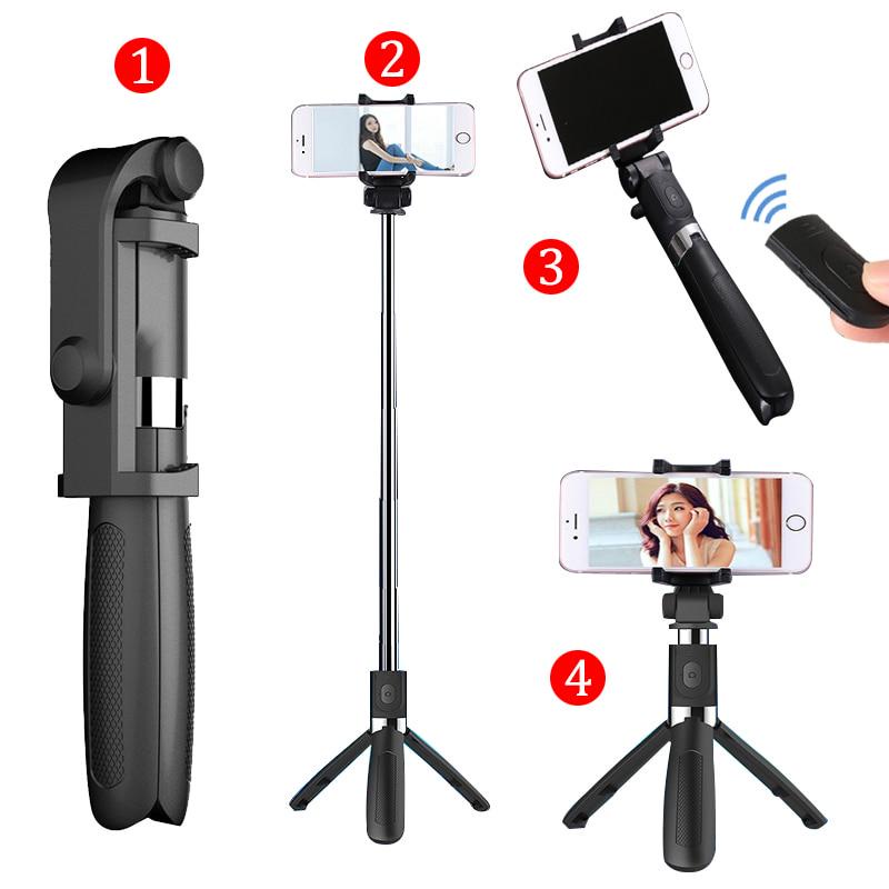 BOP TRIPOD TONGSIS BLUETOOTH 3 IN 1 R1 Q07 AK07S + LED SELFIE STICK UNTUK LIVE BROADCAST VLOG NGELIVE MULTIFUNGSI