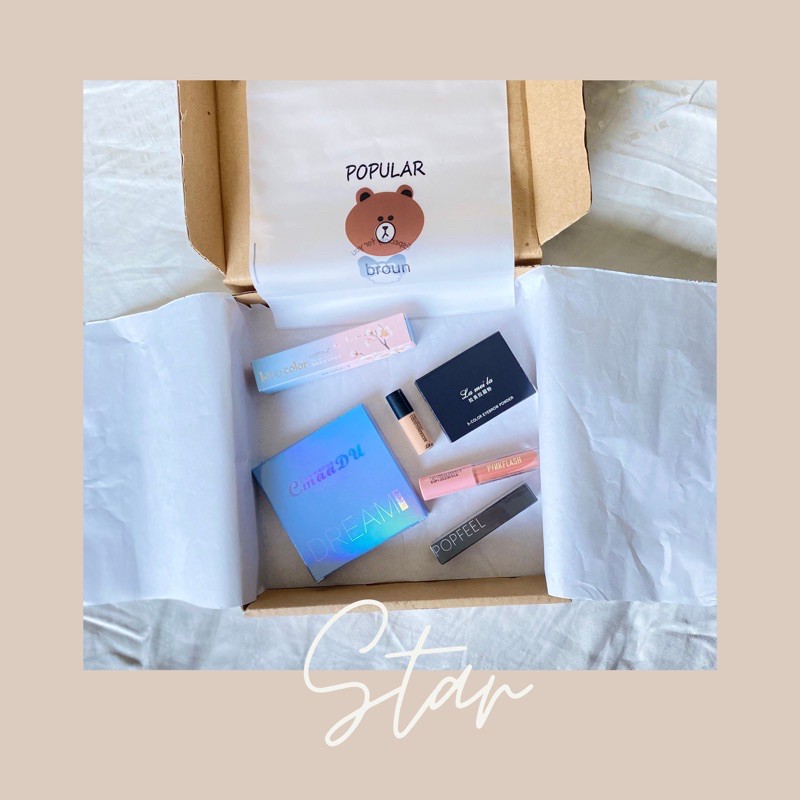 

gift box make up / gift box star no. 1