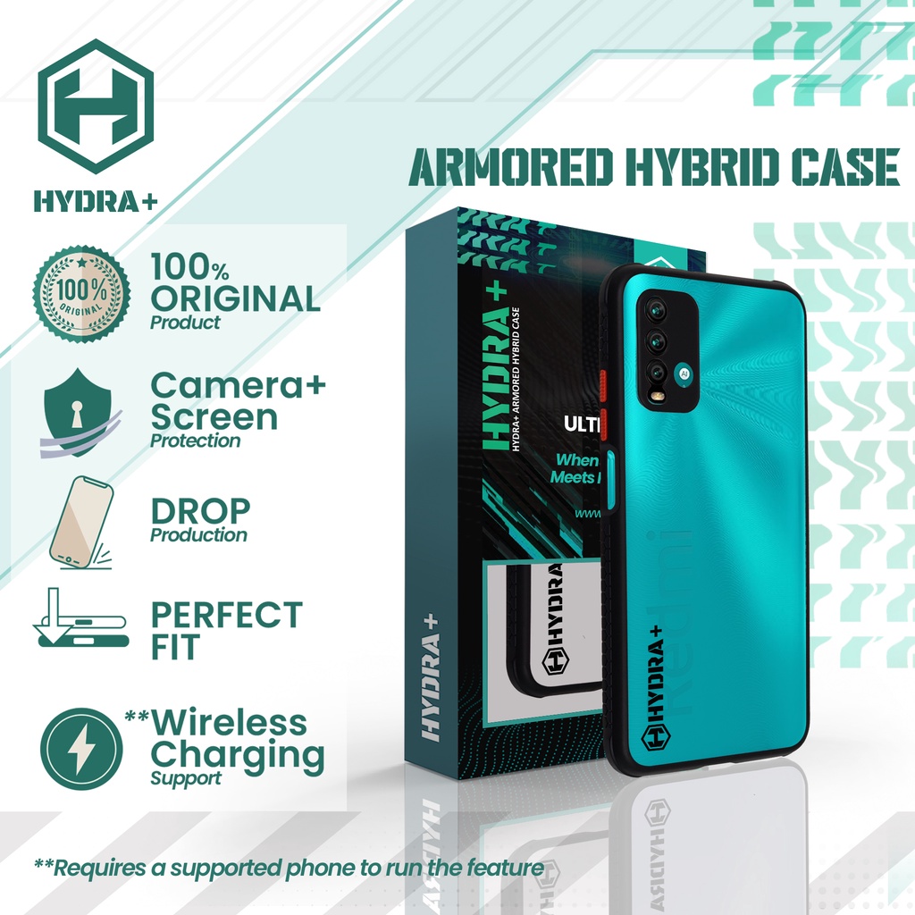 HYDRA+ Xiaomi Redmi note 9 4G / 9T Armored Hybrid Case - Casing Hardcase Soft