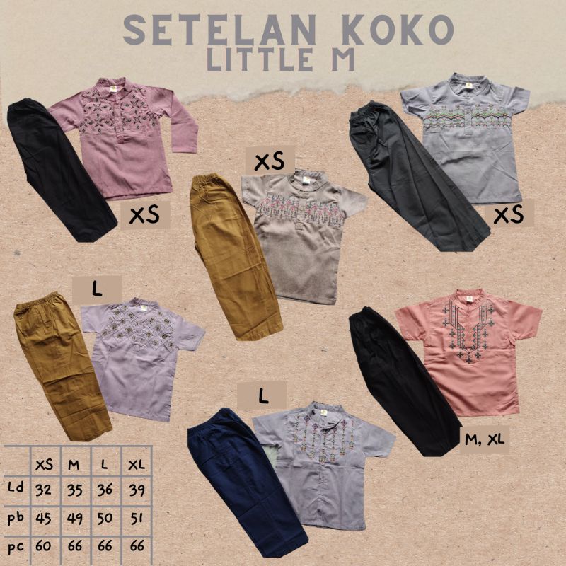 Setelan Anak Koko Little M