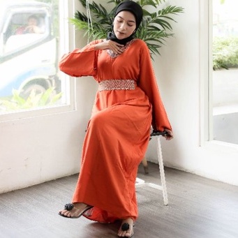 KAFTAN TSAMYRA BAJU WANITA DRESS PREMIUM VIRAL KEKINIAN