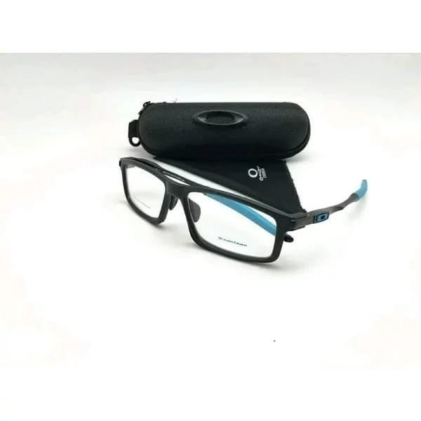 frame kacamata minus anti radiasi oakley deviation pro lite black light blue